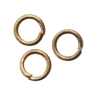 Кольцо  соединительное для бижутерии 4 мм, цв.-золото - купить в Петрозаводске. Цена: 0.41 руб.