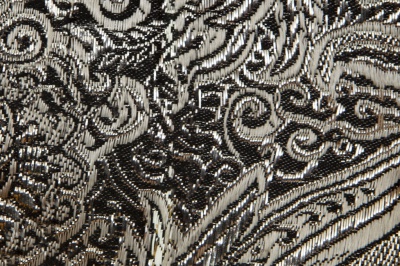 Ткань костюмная жаккард №11, 140 гр/м2, шир.150см, цвет тем.серебро - купить в Петрозаводске. Цена 383.29 руб.