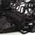 Трикотажное полотно с пайетками, шир.130 см, #311-бахрома чёрная - купить в Петрозаводске. Цена 1 183.35 руб.