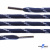 Шнурки #107-19, круглые 130 см, двухцветные цв.тём.синий/белый - купить в Петрозаводске. Цена: 22.14 руб.