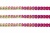 Пайетки "ОмТекс" на нитях, CREAM, 6 мм С / упак.73+/-1м, цв. 89 - розовый - купить в Петрозаводске. Цена: 468.37 руб.