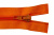 Спиральная молния Т5 849, 75 см, автомат, цвет оранжевый - купить в Петрозаводске. Цена: 16.28 руб.