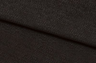 Ткань джинсовая №96, 160 гр/м2, шир.148см, цвет чёрный - купить в Петрозаводске. Цена 350.42 руб.