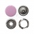 Кнопка рубашечная (закрытая) 9,5мм - эмаль, цв.003 - розовый - купить в Петрозаводске. Цена: 5.74 руб.