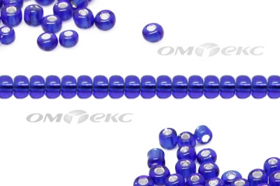 Бисер (SL) 11/0 ( упак.100 гр) цв.28 - синий - купить в Петрозаводске. Цена: 53.34 руб.