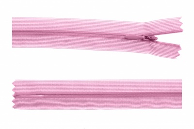 Молния потайная Т3 513, 60 см, капрон, цвет св.розовый - купить в Петрозаводске. Цена: 10.24 руб.