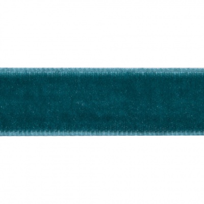 Лента бархатная нейлон, шир.12 мм, (упак. 45,7м), цв.65-изумруд - купить в Петрозаводске. Цена: 392 руб.