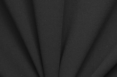 Костюмная ткань с вискозой "Бриджит", 210 гр/м2, шир.150см, цвет чёрный - купить в Петрозаводске. Цена 564.96 руб.