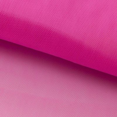 Фатин матовый 16-31, 12 гр/м2, шир.300см, цвет барби розовый - купить в Петрозаводске. Цена 100.92 руб.