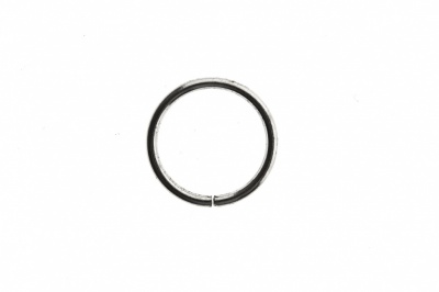 Кольцо металлическое d-15 мм, цв.-никель - купить в Петрозаводске. Цена: 2.45 руб.