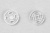 Кнопки пришивные пластиковые 11,5 мм, блистер 24шт, цв.-прозрачные - купить в Петрозаводске. Цена: 59.44 руб.