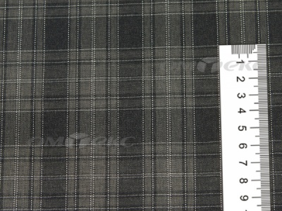 Ткань костюмная клетка 25235 2004, 185 гр/м2, шир.150см, цвет серый/бел - купить в Петрозаводске. Цена 