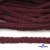 Шнур плетеный d-6 мм круглый, 70% хлопок 30% полиэстер, уп.90+/-1 м, цв.1070-бордовый - купить в Петрозаводске. Цена: 588 руб.